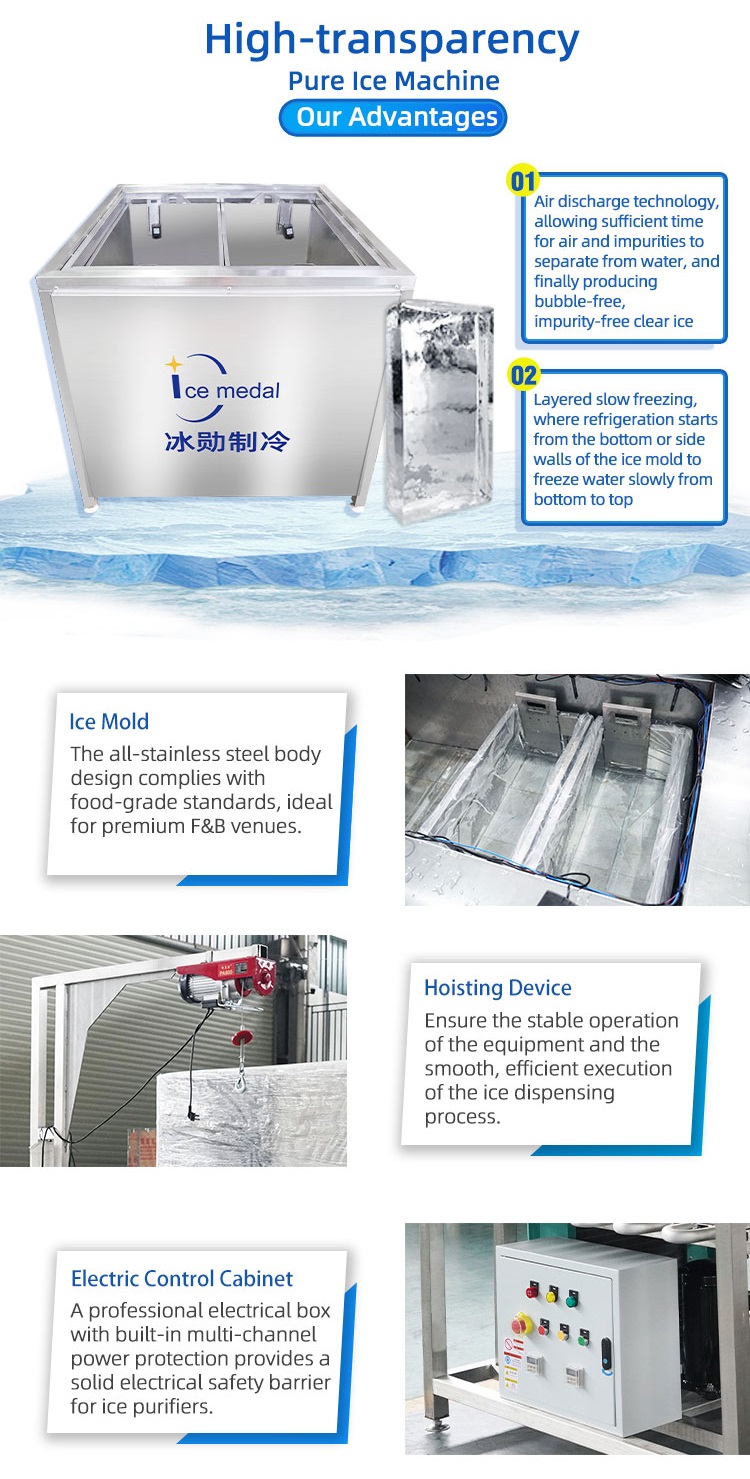 pure ice machine information Proses Pengeluaran Mesin Bata Ais Ketelusan Tinggi