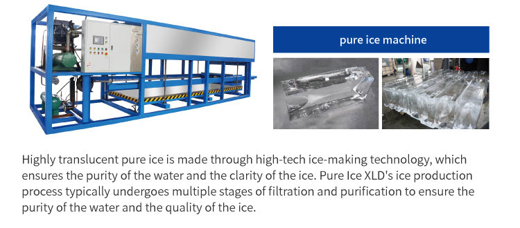 clear direct cooling block ice machine Mesin ais blok telus