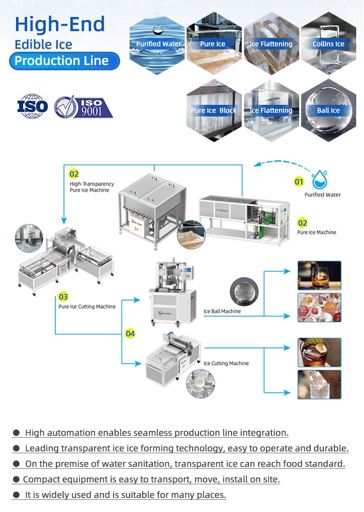edible ice production line peralatan membuat ais boleh dimakan mewah