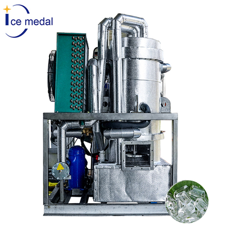 Mesin Ais Tiub Icemedal IMT2 2 Tan Sehari untuk Kegunaan Boleh Dimakan