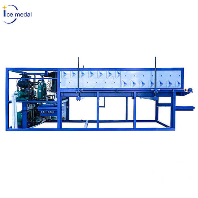 Mesin Pembuat Ais Ais IMZBL5 5tan Mesin Pembuat Blok Ais Penyejuk Langsung Industri