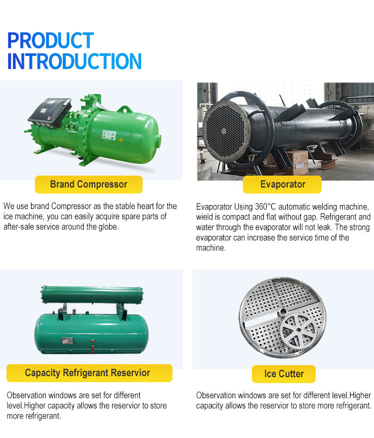 Perincian mesin tiub ais 