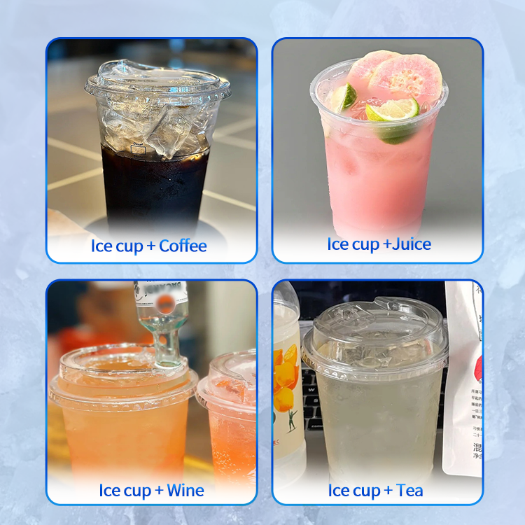 Icemedal Automatik Dikenali Kubus Mesin Ais Pengilang Piala Ice One-Stop Production