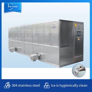 Icemedal IMC15 15 Tan Sehari Mesin Pembuat Ais Kiub Industri Berkapasiti Besar 