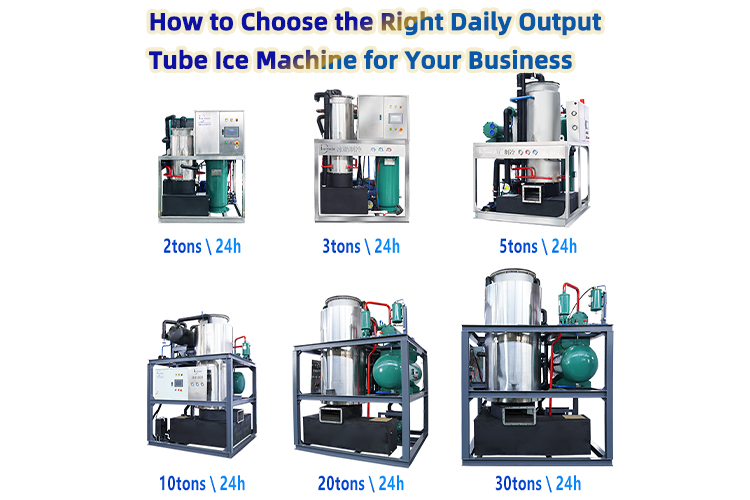 Cara Memilih Mesin Ais Tiub Output Harian Yang Tepat untuk Perniagaan Anda