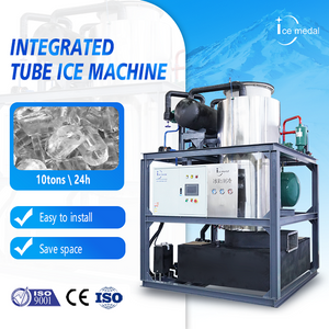Icemedal IMT10 10 tan setiap hari mesin ais tiub tiub bersepadu bersepadu