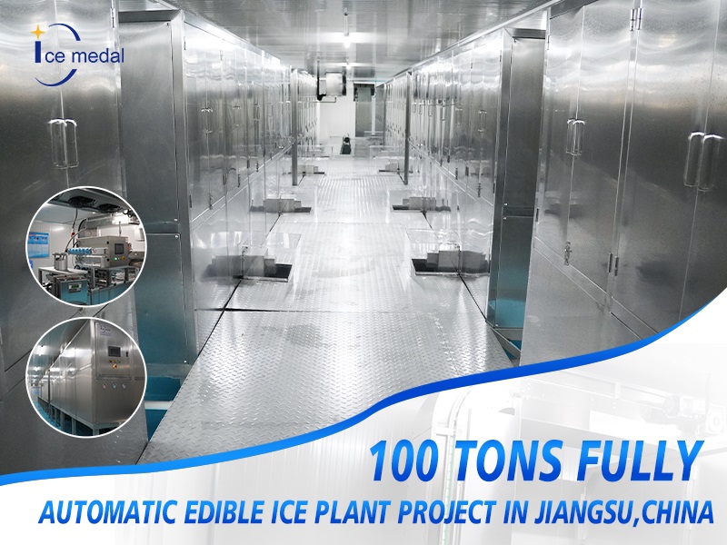 100 tan projek loji ais yang boleh dimakan sepenuhnya di Jiangsu, China