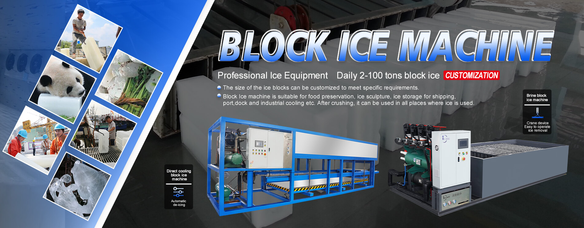 block ice machine