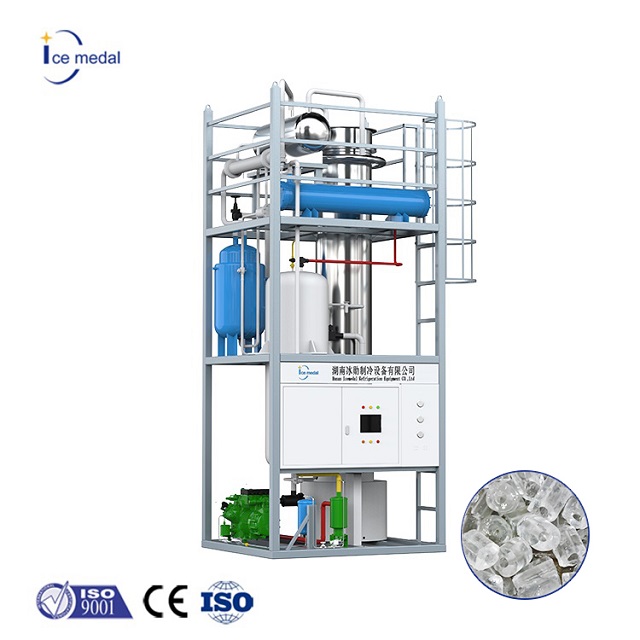 Icemedal disesuaikan 30 tan sehari Perindustrian Tube Ice Machine Harga Kilang dengan CE