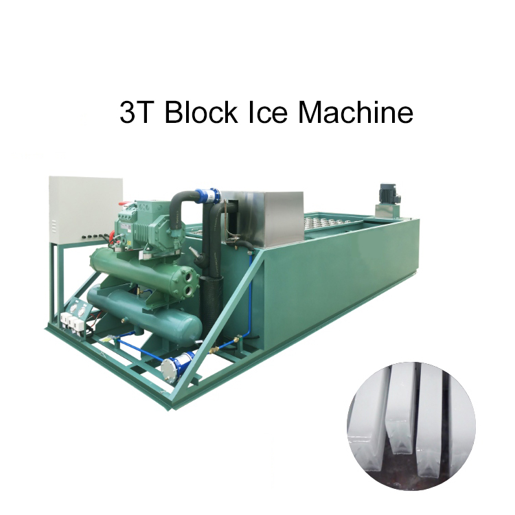 ICEMEDAL IMB3 3 TONS ICE Block Machine Sculpture Ice Block Machine Maker untuk pemprosesan makanan laut