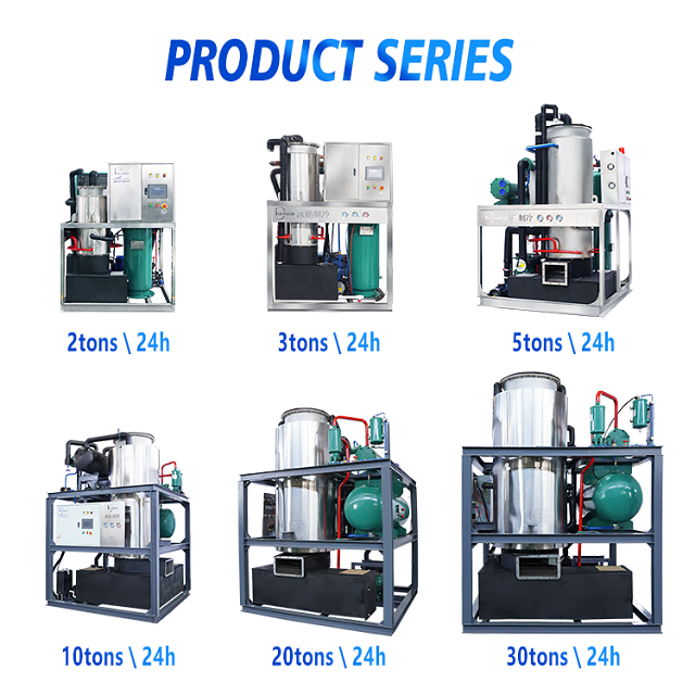 15T Tube Ice Machine Indonesia Harga untuk Industri Pemprosesan Makanan / Minuman Sejuk