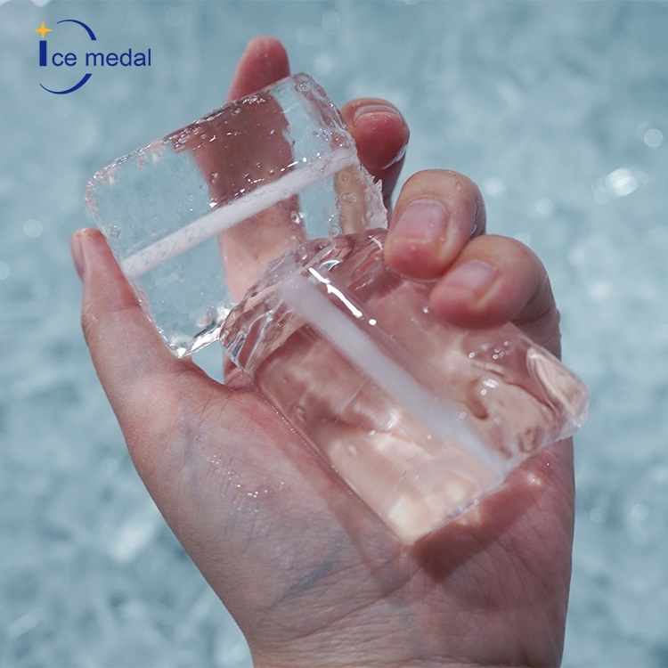 5 tan pemotongan pepejal industri akhir mesin tiub ais untuk minuman sejuk 