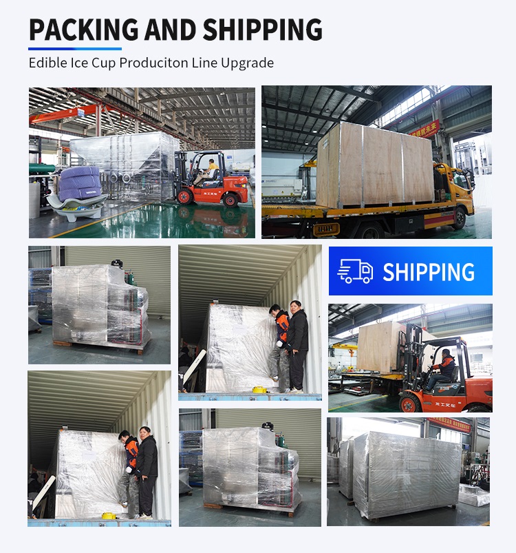 Pembungkusan Mesin Ais Cube