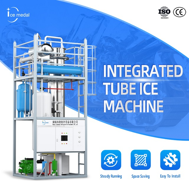 Icemedal disesuaikan 30 tan sehari Perindustrian Tube Ice Machine Harga Kilang dengan CE