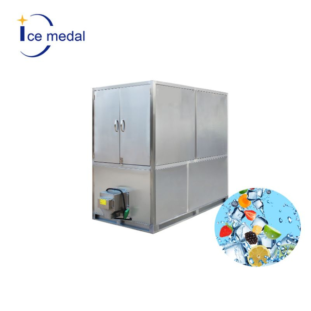 Icemedal imc1 1 ton sehari pembuat ais komersil ais besar sehari