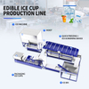 Icemedal Automatik Dikenali Kubus Mesin Ais Pengilang Piala Ice One-Stop Production