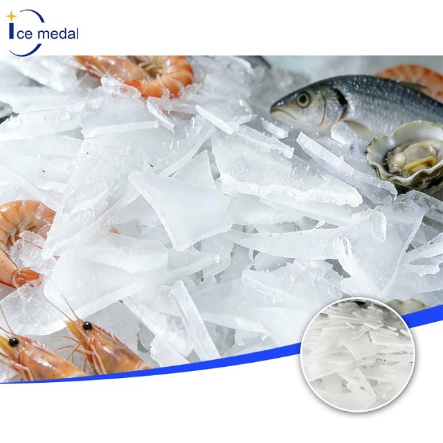 Icemedal IMF5 5 Ton Per Hari Mesin Ice Flake untuk Supermarket