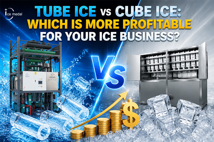 Tube Ice vs Cube Ice: Mana Yang Lebih Menguntungkan untuk Perniagaan Ais Anda?